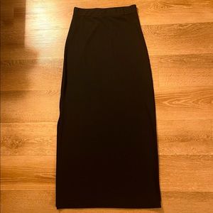 SHEIN High-waisted Black skirt with split